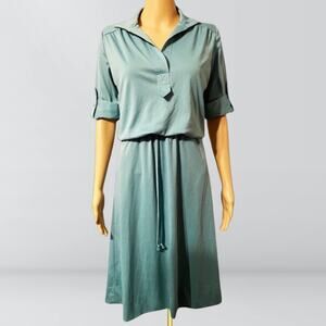 Vintage Jr Edition Dallas Teal Midi Dress